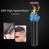 Professional Cordless Outliner Hair Trimmer, 0mm Baldheaded Hair Clipper T-Blade Hair Clipper for Men Zero Gapped Detail Beard Shaver Barbershop