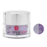 Revel Nail Dip Powder | for Manicures | Nail Polish Alternative | Non-Toxic, Odor-Free | Crack & Chip Resistant | Vegan, Cruelty-Free | Can Last Up to 8 Weeks | 0.5 oz Jar | Mood Changing (Starburst)