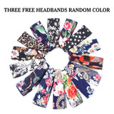 VIVIBABI Headband Wigs Human Hair for Black Women 10A Straight Brazilian Remy Hair Wigs Gluess Full Head Extension Machine Made Headband Scarf Wig 180% Density Natural Color 16 Inch…