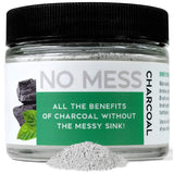 NO‌ ‌MESS‌ ‌Natural‌ ‌Teeth‌ ‌Whitener‌ ‌-‌ ‌White‌ ‌Activated‌ ‌Charcoal‌ ‌w/‌ ‌Coconut,‌ ‌Bamboo‌ ‌&‌ ‌ Hardwood‌ ‌Formula‌ ‌-‌ Remineralizing‌ Mint, Non-Fluoride & Natural‌ ‌Active‌ ‌Whitening‌