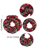 20 Pieces Christmas Hair Scrunchies Soft Elastic Hair Bands Plaid Hair Scrunchy Ties Christmas Hair Accessories for Women Supplies