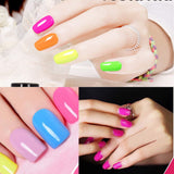 Vishine Rainbow Gel Nail Polish Set Soak Off UV LED Nail Varnish Manicure Salon Nail Art Starter Kit 6 Gel Nail Colors Gift Box