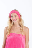 Perfectly Plush Spa Headband (Hot Pink)