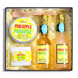 Bath Sets for Women Gift, Selection Spa Gift Sets with Pineapple, Bath and Body Set, 5pc Bath Sets Includes Bubble Baetth, Shower Gel, Soap, Body Scrub, Spoon. Best Shower Set for Women