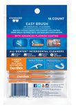 DenTek Easy Brush Interdental Cleaners, Mint 16 count( Pack of 6 )