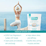 Epsoak Epsom Salt 19 lb. Bulk Bag Magnesium Sulfate USP