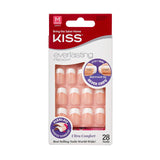 Kiss Everlasting French Nail Kit Medium Perpetual 28 Nails (3 Pack)