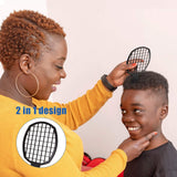 4 Pieces Double-ended Twist Comb Curl Comb Afro Curl Comb Twist Hair Coils Comb Tool Hair Styling Tool for Natural Hair (Black)