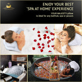 Premium Bathtub Pillow, Soft And Durable [10 Anti-Slip Suction Cups] Extra Cushioned Design Cradle Neck, Head And Shoulders Support, Bath Dry Fabric Provides Cooling Effect | With Machine Washable Bag