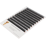Bodermincer 10 Rows YY Shape D Curl Thickness 0.07mm Hand-woven Faux Mink Eyelashes Japanese-style Mesh Surround Lashes Natural Soft (13mm)