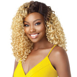Outre Synthetic Hair Lace Front Wig The Daily Wig Hand-Tied Lace Part Wig Deandra (DR425)
