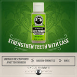 Uncle Harry’s Natural Products All Natural Tooth Powder for Sensitive Teeth and Receding Gums, Made with Herbs and Pure Plant Essences, Fluoride Free and Vegan, 1.1 Ounces