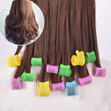 28 Pcs Hair Curlers No Heat Snail Curlers Styling Kit Hair Wave Formers Heatless Curler Spiral Curls Formers for Short Medium Long Hair, Hairstyle Styling Tools with a Styling Hook (25 cm and 15 cm)