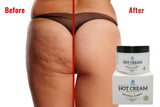 Pursonic Anti Cellulite & Muscle Relaxation Hot Cream, Diminish the Appearance Of Varicose Veins, Improves Skin Texture & Tightness, Softens & Hydrates. Made With All Natural Ingredients
