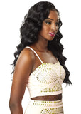 Sensationnel 100% Premium Fiber Instant Weave Synthetic Half Wig - DEE (1 [Jet Black])