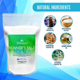 New Runnerâs Bath Soak 40 Ounces Mediterranean Sea Salt with Lavender, Frankincense, and Peppermint Essential Oils, High-Quality Natural Ingredients