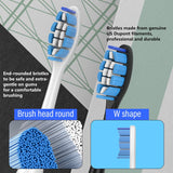 Sonic Rechargeable Electric Toothbrush for Adults, with TPU Wrapped Handle, Inductive Fast Charge, 5 Brushing Modes, Waterproof, Smart Timer, 3 Replacement Heads&Covers, ITECHNIK ST-102 (Black)