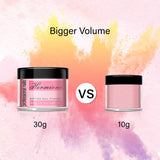 Nail Dip Powder Set - 1.05oz x 4 Colors - Large Capacity Dipping Powder Gift Box for French Manicure Nail Art