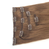 Human Hair Extensions Silky Straight 4Pcs 10 Clips in Real Hair Extensions