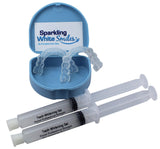 Custom Teeth Whitening Trays and 2 10ml XL Syringes of Fast Acting Teeth Whitening Gel. Order Direct and Save - Whiten Teeth Fast! Made in USA - Enough Gel for Up to 60 Applications!