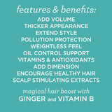 Pacifica Beauty Ginger Root 10 in 1 Hair Volumizing Spray, 4 Fluid Ounce