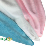 MojaWorks Microfiber Face Cloth Cleaning - Heavy Duty Stitching, Dual Purpose, Ultra Dense, Exfoliate Skin, Cleanse Pores - Easily Remove Makeup Dead Skin Cells - 3 Pack Measures 12" x12" (Variety)