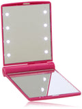 Flo LED Lights Celebrity Mirror 2x Magnification Fuschia