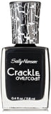 Sally Hansen Crackle Overcoat Nail Polish, Ink Splatter, 0.4 Fluid Ounce