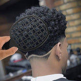 4 Pieces Double-ended Twist Comb Curl Comb Afro Curl Comb Twist Hair Coils Comb Tool Hair Styling Tool for Natural Hair (Black)