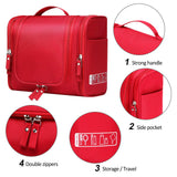 SELLYFELLY Hanging Travel Toiletry Bag for Men and Women Makeup Organizer Cosmetic bag Hygiene Bag with Handle and Hook