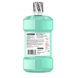 Listerine Zero Alcohol Mouthwash, Alcohol-Free Oral Rinse Formula to Kill 99% of Germs that Cause Bad Breath for Fresh Breath & Clean Mouth, Less Intense Taste, Cool Mint Flavor, 1 L (Pack of 6)