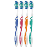 Colgate Triple Action Toothbrush with Tongue Cleaner, Medium - 8 Count