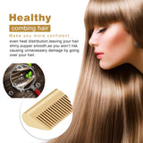 Gold Plated Heated Styling Comb Electric Hot Straightening Heat Pressing Comb Ceramic Curling Flat Iron Curler Designed Hair Straightener Curling Iron for Natural Black Hair,Wigs,Beards (Gold)