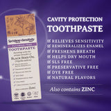 Natural 4-Pack Sensitivity Fluoride Free Toothpaste for Clean Teeth and Fresh Breath, SLS-Free Toothpaste with Zero Sugar, Vegan, Gluten-Free, 3.5 oz - SprinJene