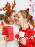 20 Pieces Christmas Hair Scrunchies Soft Elastic Hair Bands Plaid Hair Scrunchy Ties Christmas Hair Accessories for Women Supplies