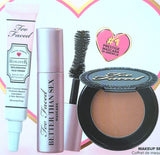 Too Faced Award Winning Minis Makeup Set of 3 Minis: Hangover Face Primer, Better Than Sex Mascara and Chocolate Bronzer