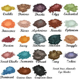 20pc STARTER KIT w/BRUSHES (LIGHT & FAIR 1) Mineral Makeup Sample Size Set Foundation Blush Veil Eye Shadows