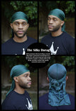 Wayvee Crowns 2Pack Premium Durags For Men Waves | 1 Velvet Durag | 1 Silk Durag (Green)