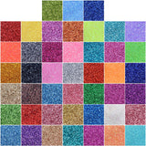 MEILINDS 45 Colors Nail Art Glitter Powder Acrylic Glitter Shiny Dust Set Nail Art Decoration
