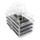 MORTHOME M Makeup Organizer, Make up Organizers, Cosmetics and Jewelry Storage Organizer Case Display Boxes (8803-1)