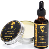 Beard Grooming & Trimming Kit for Men Care - Beard Brush, Beard Comb, Unscented Beard Oil Leave-in Conditioner, Mustache & Beard Balm Butter Wax, Barber Scissors for Styling, Shaping & Growth Gift set