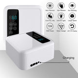 72W Cordless 36Pcs UV LED Nail Lamp Rechargeable Nail Polish Curing Lamps Large Space Nail Dryers for Gel Polish Professional Nail Light with Sensor & 4 Timers (White)(Rechargeable)
