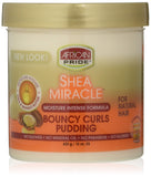 African Pride Shea Butter Miracle Bouncy Curls Pudding, 15 Ounce