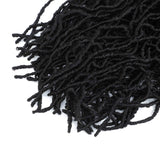4 Packs 36 Inch New Soft Locs Crochet Hair, Faux Locs Natural Butterfly Locs Crochet Braids (36 Inch, 4Pack, 1B#)