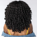 Sensationnel Empress Curls Kinks&Co Synthetic Textured Lace Front Wig - MONEY MAKER (1B Off Black)