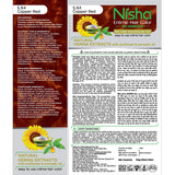 Nisha Creme Hair Color 5.64 COPPER RED (60gm + 60ml + 18ml Nisha Conditioner with Natural Herbs)