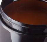 Amber 8 oz / 250 ml PET (BPA Free) Plastic Refillable Jar (12 pack)
