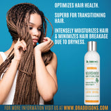 Dr. Addison's Nourishment Hair Styling Cream-8 oz. Nutrient-Rich. Infused with 100% Pure Argan Oil. Anti Breakage & Antioxidant Natural Haircare Product. Great For Hairstyles. No Parabens.