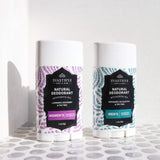 SVASTHYA BODY & MIND Natural Deodorant with Essential Oils - Womens - Gentle Skin Nourishing With A Refreshing Scent of Lavender, Rosemary & Tea Tree - Made In The USA, 2.45 oz