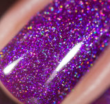 ILNP Zoe - Bold Raspberry-Purple Holographic Nail Polish